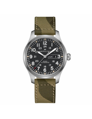 HAMILTON KHAKI FIELD - DAY DATE AUTO ESFERA NEGRA