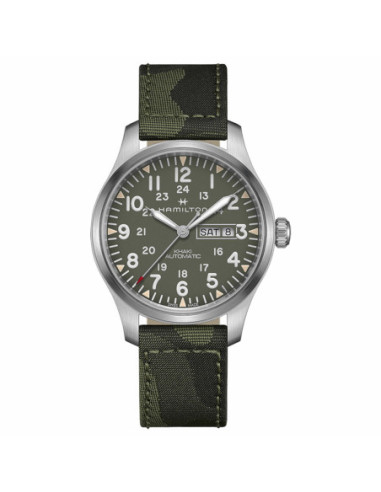 HAMILTON KHAKI FIELD DAY DATE AUTO