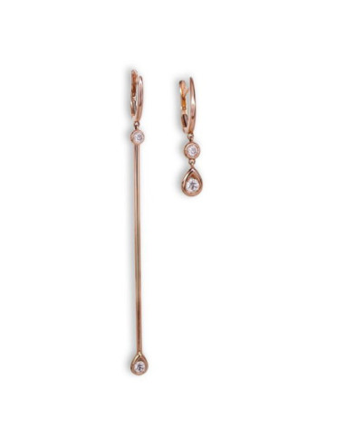 Rose Gold Earrings: Radiant Elegance for a Triumphal Entrance