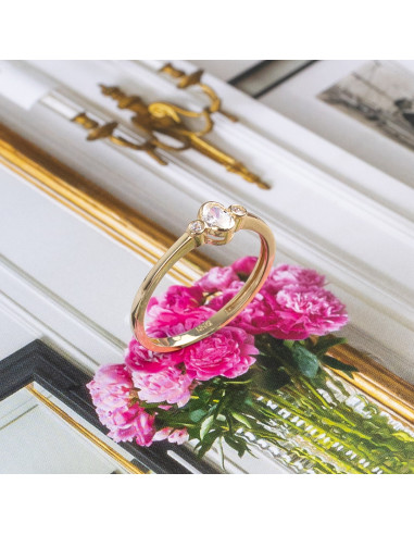 Yellow Gold Zirconia Ring: Shine and Elegance for your Everyday Life