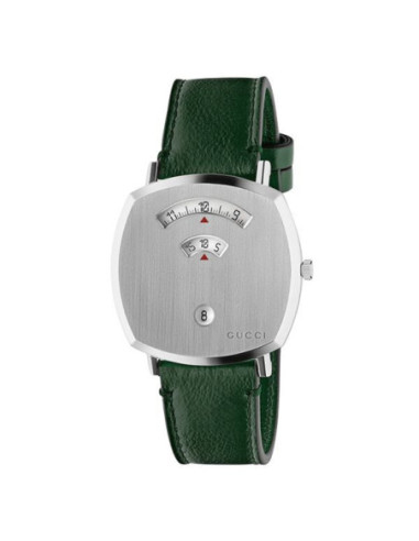 GUCCI WATCH GRIP GREEN BELT 38MM