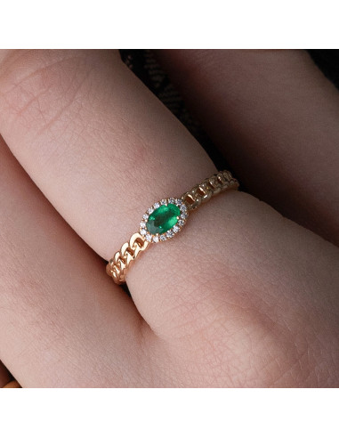 Emerald Coast Ring. A touch of colour that elevates your style.