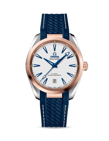 Seamaster Aqua Terra: OMEGA Watch in Sedna™ Gold and Noble Steel