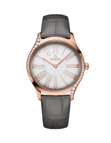 De Ville Trésor: OMEGA Women's Watch in Sedna Gold with Diamonds