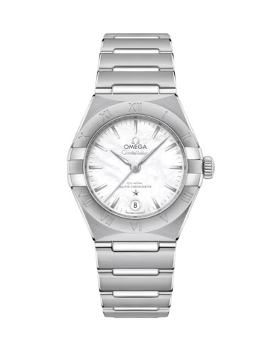 Constellation 29 mm: Women's Watch Steel, Mother-of-Pearl, White Gold