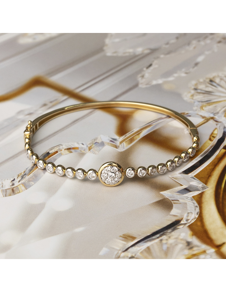 Pulsera Rígida de Diamantes: Elegancia y Sofisticación | PR Joyeros