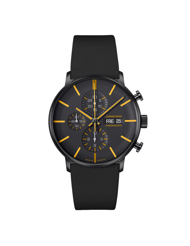 Junghans Chronoscope: Sporty Elegance in Black