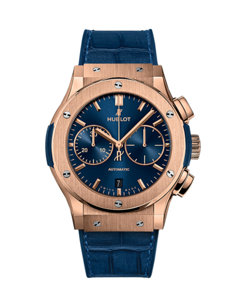 Hublot Classic Fusion Blue King Gold 45mm watch 511.Ox.7180.Lr