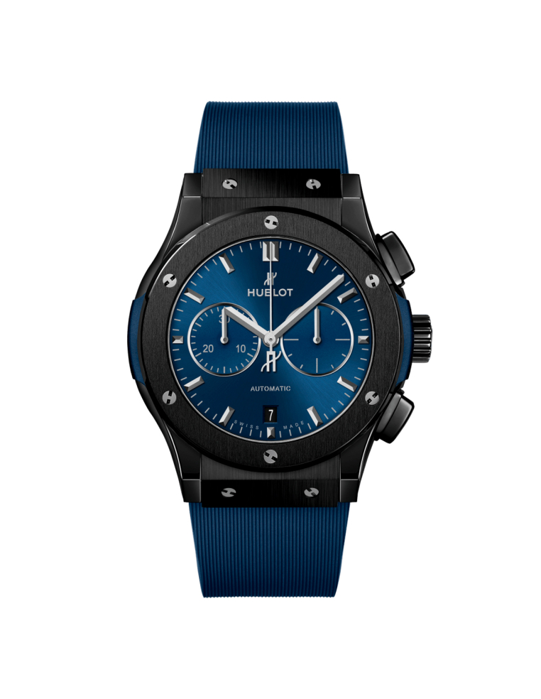 Hublot: Deep Blue, Sporty and Elegant Chronograph