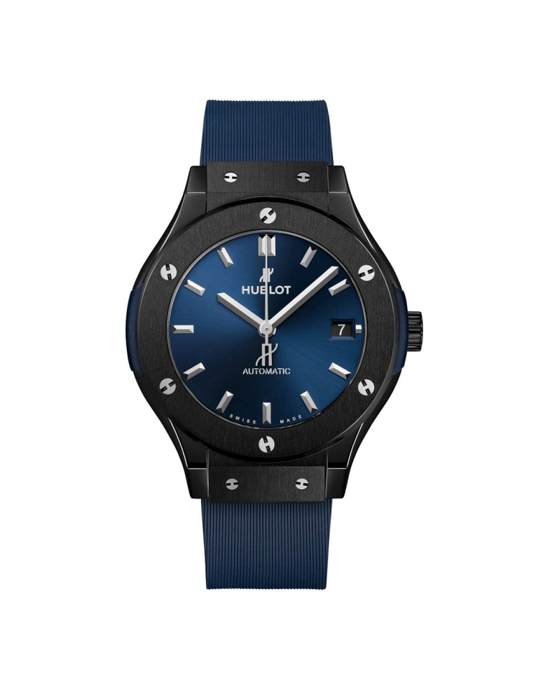 Hublot: Discreet Elegance, Black Ceramic and Blue