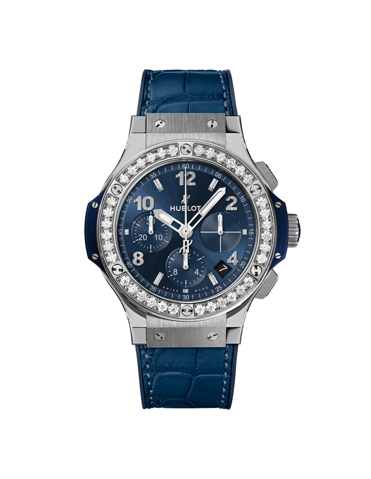 BIG BANG STEEL BLUE DIAMONDS 41MM