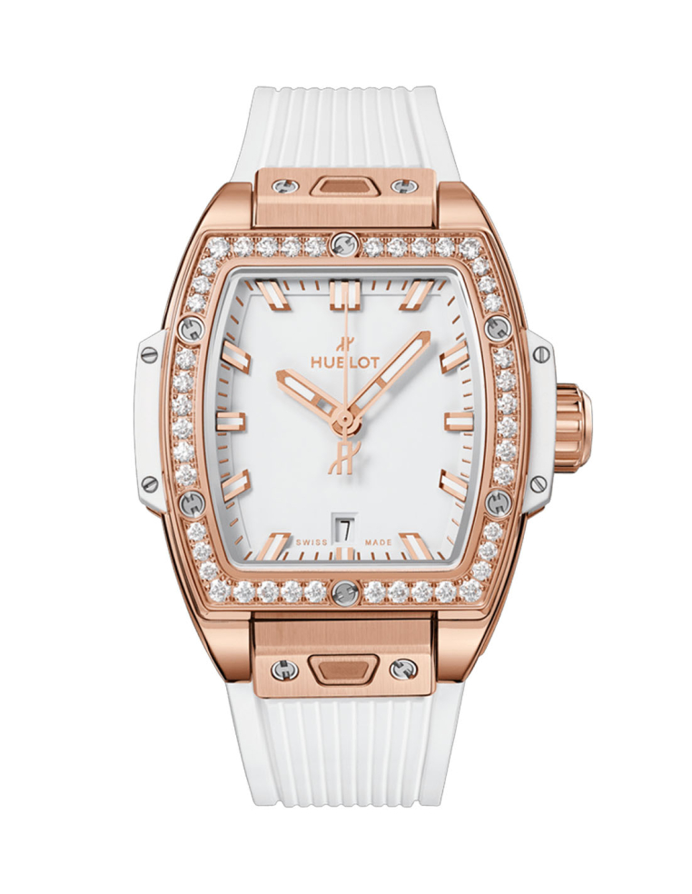 HUBLOT SPIRIT OF BIG BANG - KING GOLD WHITE DIAMONDS WATCH 32MM