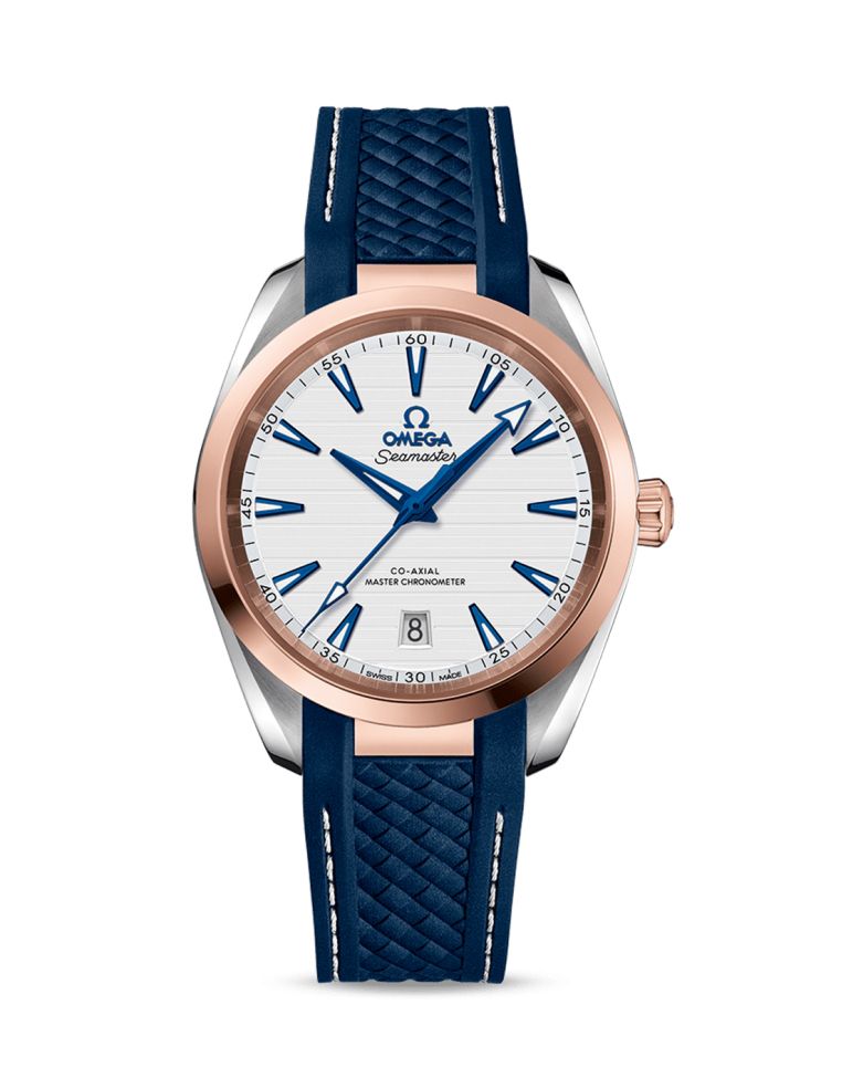 Seamaster Aqua Terra: OMEGA Watch in Sedna™ Gold and Noble Steel