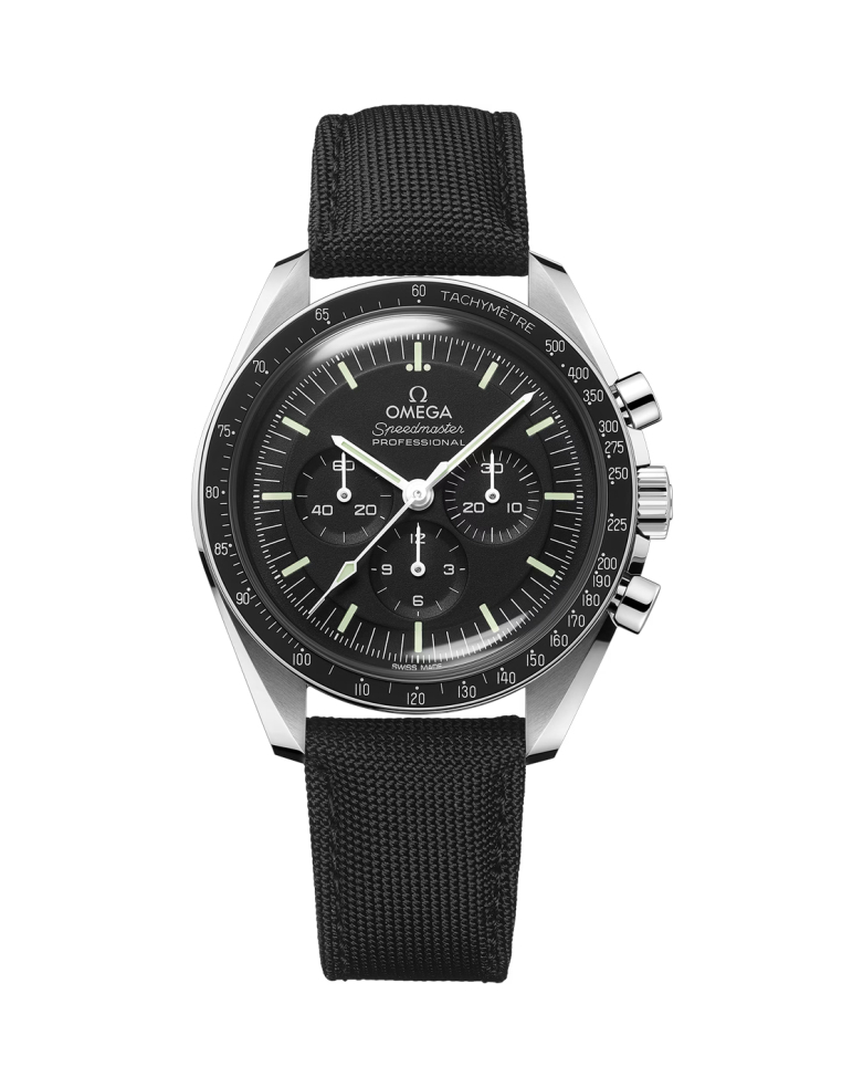 Speedmaster Moonwatch: Men's Steel Watch with Nylon Bracelet