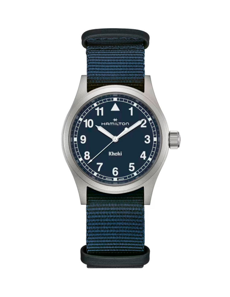 Reloj Hamilton Khaki Field Quartz Azul: Precisión Suiza