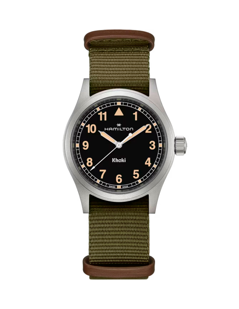 Reloj Hamilton Khaki Field Quartz Esfera Oscura: Elegancia Militar