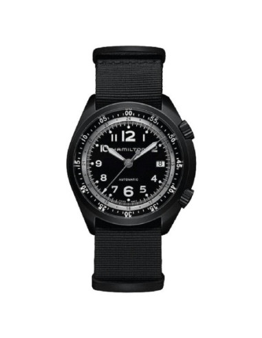 HAMILTON HAMILTON KHAKI AVIATION PILOT PIONEER ALUMINIUM H80485835